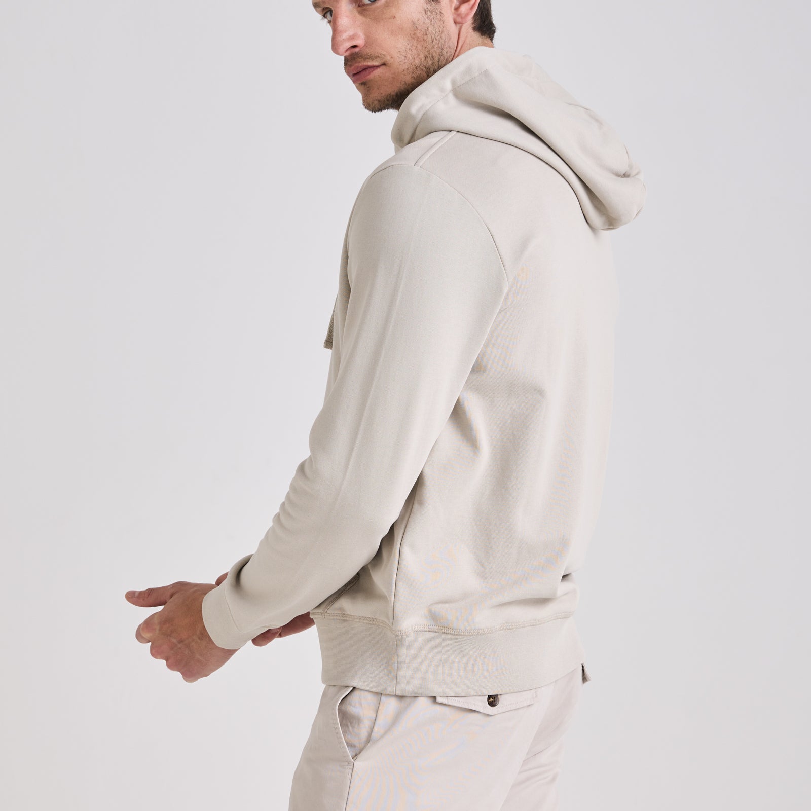 Sudadera con cremallera completa y felpa francesa