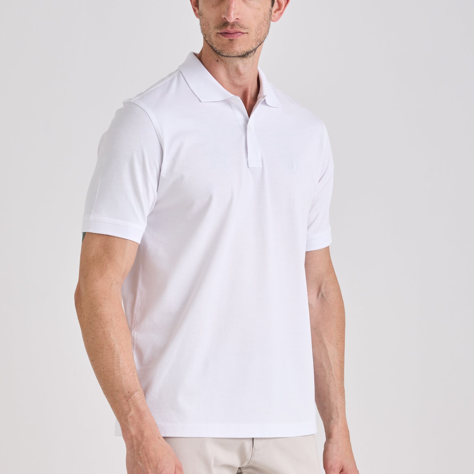 Mercerized Peruvian Cotton Jersey Polo