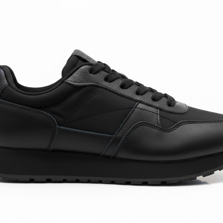 Zapatillas bajas de ante y nailon