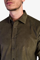 Cotton Corduroy Shirt - B. Green