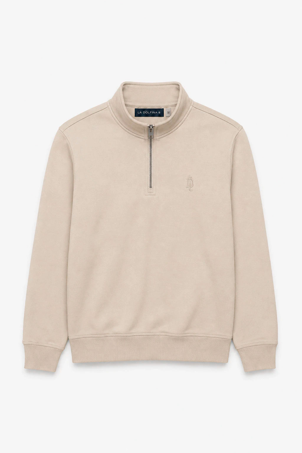 Sudadera French Terry con media cremallera