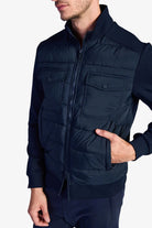Technical Interlock Hybrid Jacket - Dark Navy