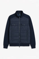 Technical Interlock Hybrid Jacket - Dark Navy