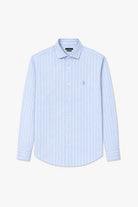 Pure Cotton Striped Shirt - Cloud