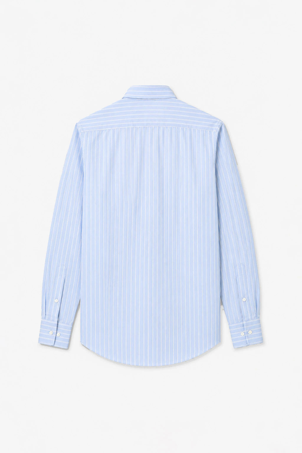 Pure Cotton Striped Shirt - Cloud