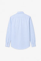 Pure Cotton Striped Shirt - Cloud