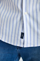 Pure Cotton Striped Shirt - White