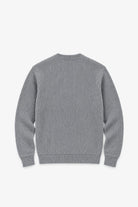 Wool-Blend Cable-Knit Sweater - Medium Gray