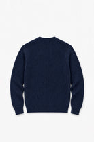 Wool-Blend Cable-Knit Sweater - Dark Navy