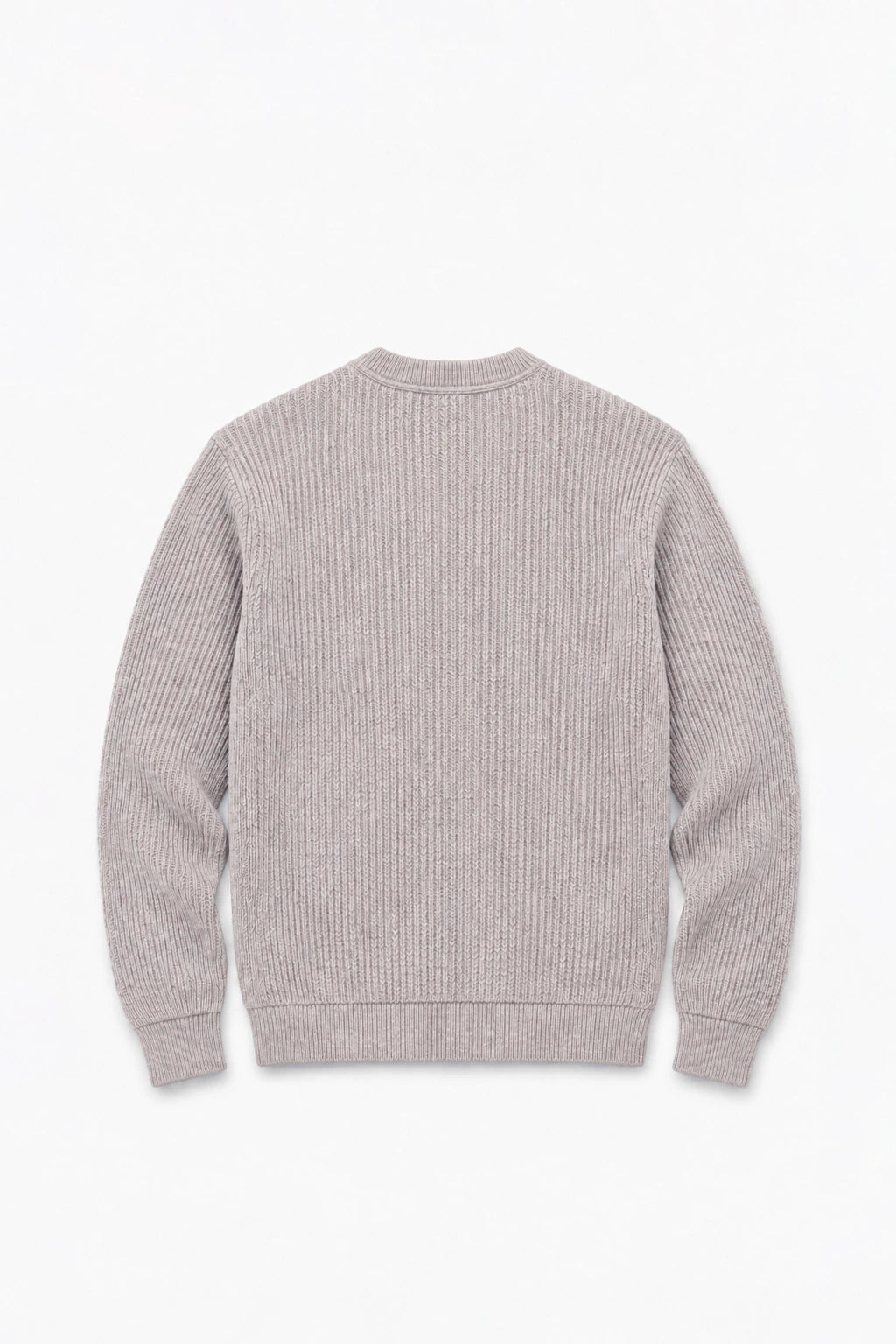 Wool-Blend Cable-Knit Sweater - Beige