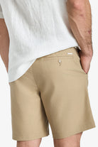 Linen-Cotton Bermuda Shorts - Greige