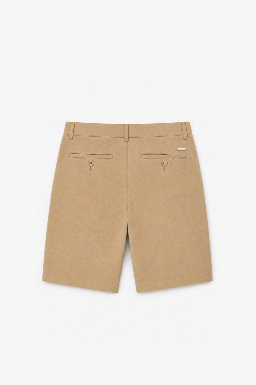 Linen-Cotton Bermuda Shorts - Greige