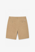 Linen-Cotton Bermuda Shorts - Greige