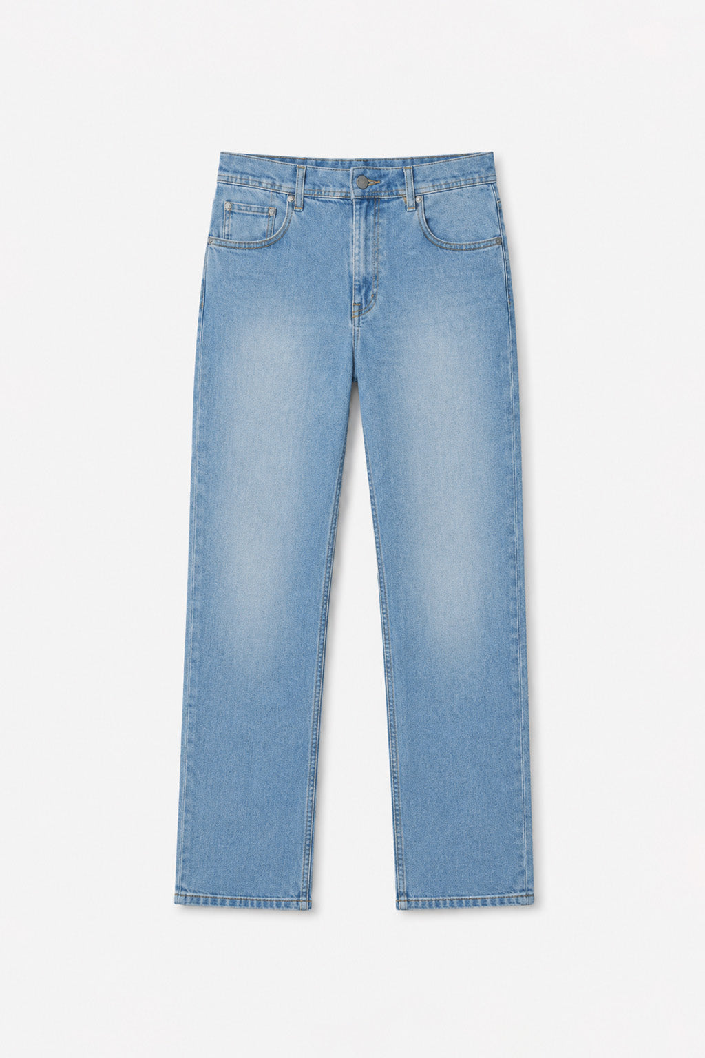Washed Denim Jeans