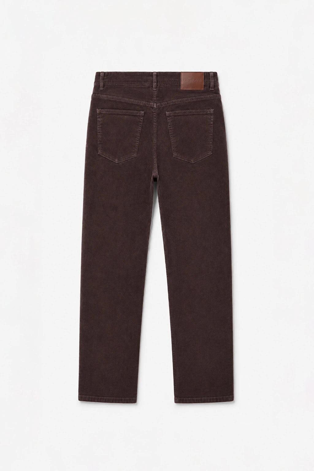 Straight-Leg Five-Pocket Corduroy Pants - Coffee