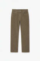 Straight-Leg Five-Pocket Corduroy Pants - B. Green