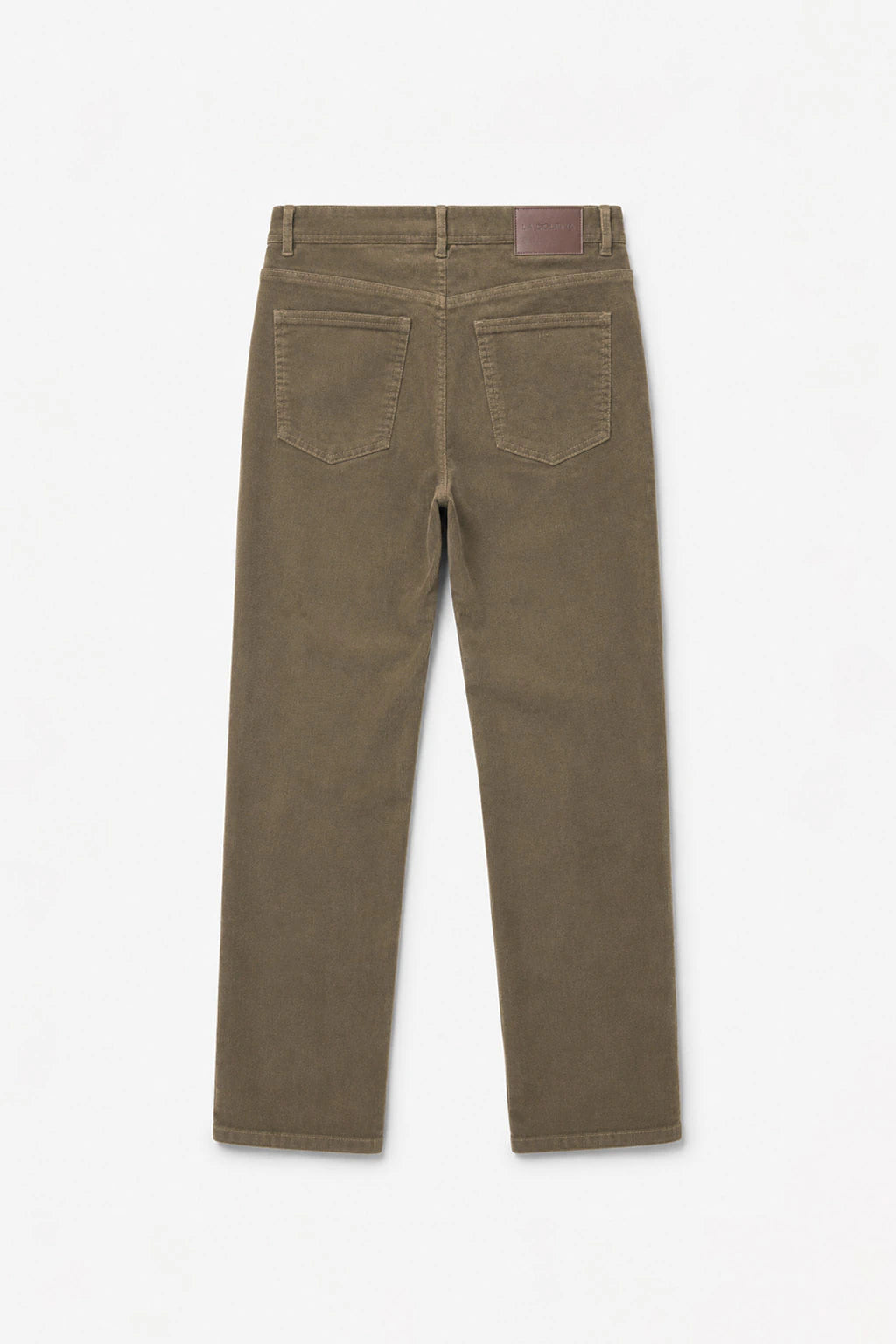 Straight-Leg Five-Pocket Corduroy Pants - B. Green