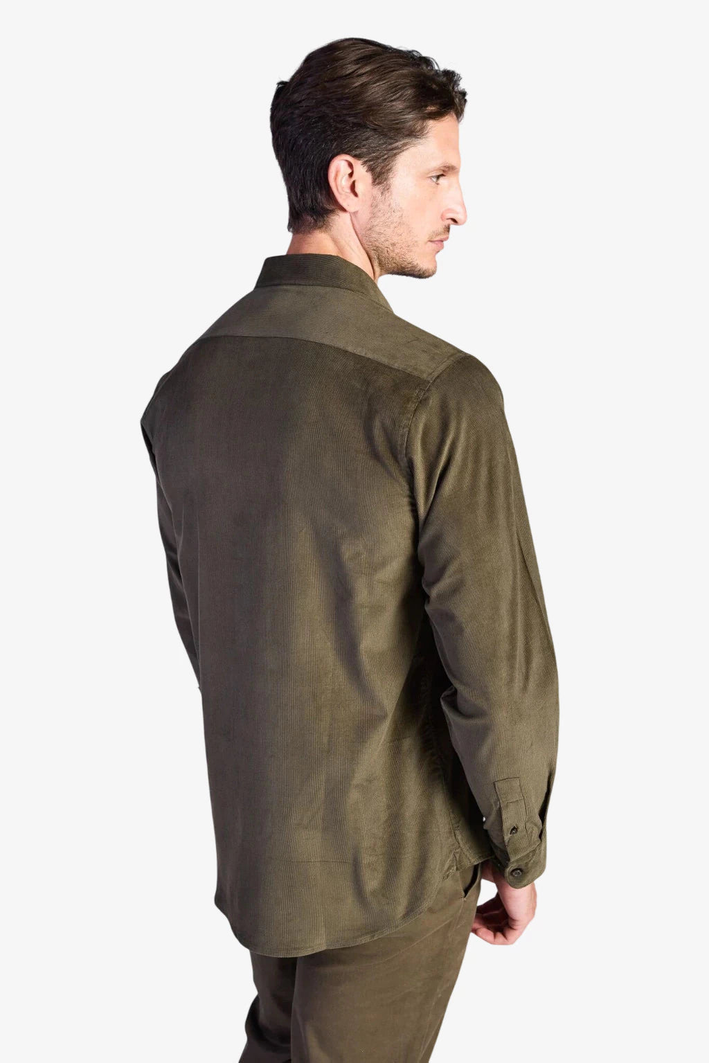 Cotton Corduroy Shirt - B. Green