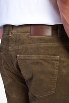 Straight-Leg Five-Pocket Corduroy Pants - B. Green