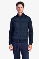 Technical Interlock Hybrid Jacket - Dark Navy