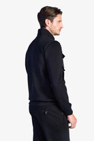 Technical Interlock Hybrid Jacket - Black